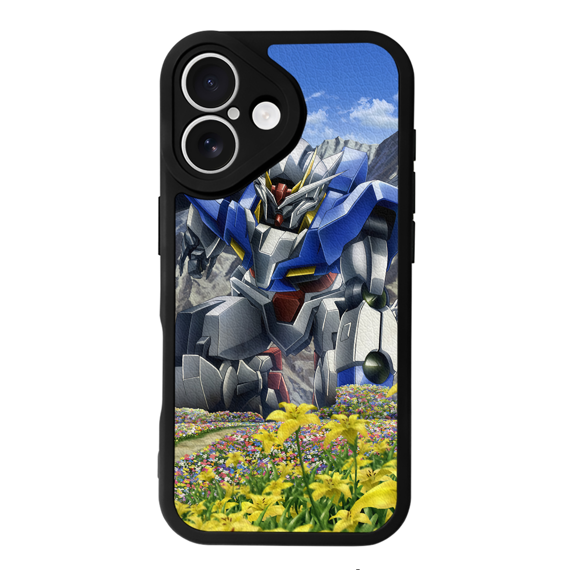 （画像用） 機動戦士ガンダム Mobile Suit Gundam 【iPhone 16シリーズ対応】シリコンスマホケース（レザー調） 材質：シリコン